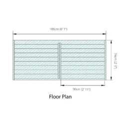 Mercia Double Log Store -Gardening Series Store 12806821 8535028837762330