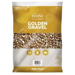 Stylish Stone Golden Gravel - Midi Pack - 9kg -Gardening Series Store 12808146 1904902947173521