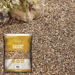 Gardening Series Store 16 Stylish Stone Golden Gravel - Midi Pack - 9kg