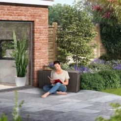 Keter Marvel Plus Outdoor Garden Storage Box 270L - Brown 16 Keter Marvel Plus Outdoor Garden Storage Box 270L - Brown -Gardening Series Store 12808515 1375055071386887