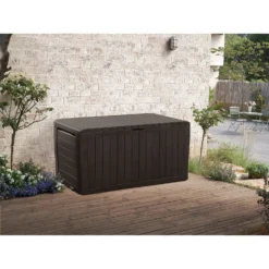 Keter Marvel Plus Outdoor Garden Storage Box 270L - Brown 14 Keter Marvel Plus Outdoor Garden Storage Box 270L - Brown -Gardening Series Store 12808515 1794900060806534