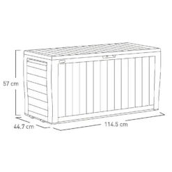 Keter Marvel Plus Outdoor Garden Storage Box 270L - Brown 21 Keter Marvel Plus Outdoor Garden Storage Box 270L - Brown -Gardening Series Store 12808515 2804900072272276