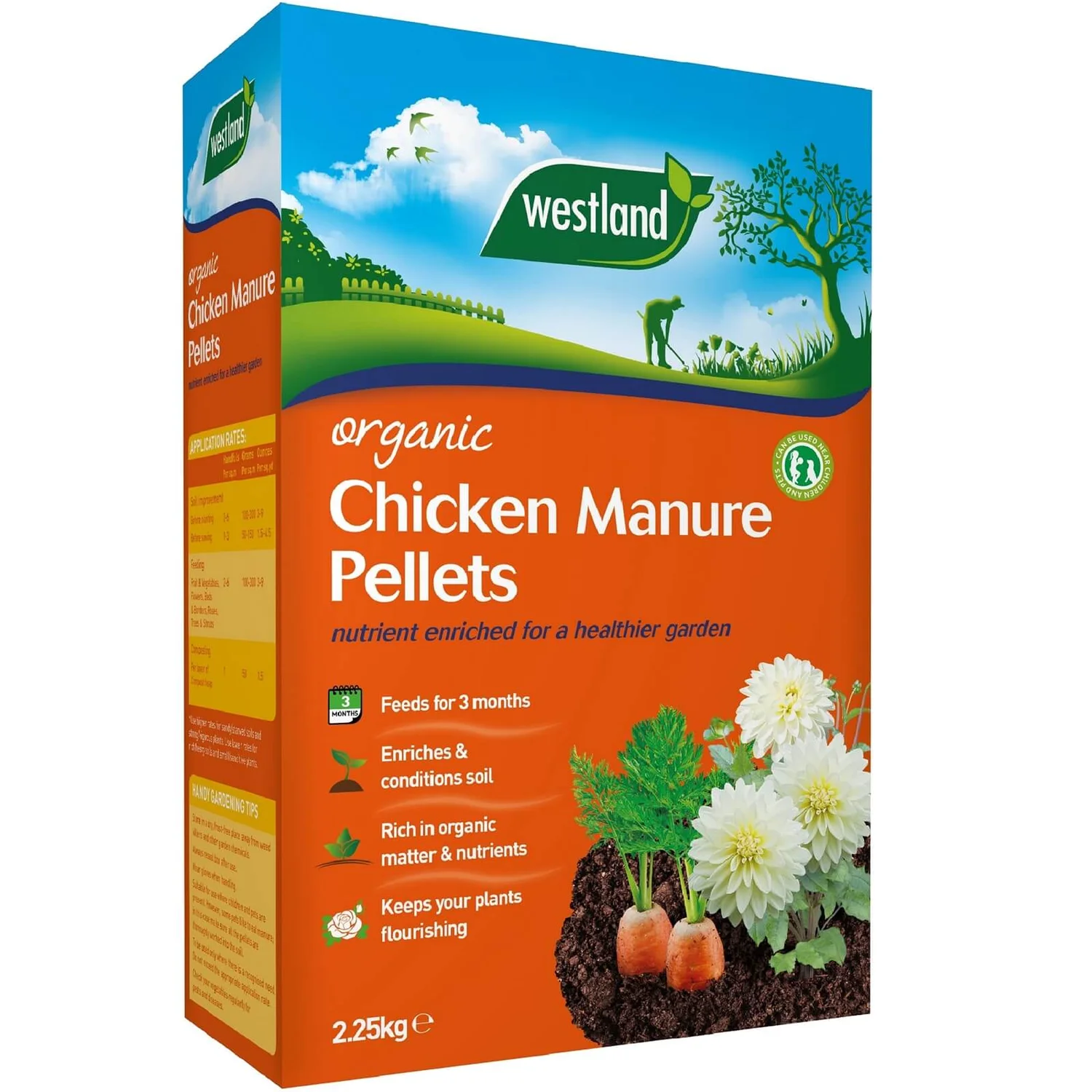 Westland Organic Chicken Manure Pellets - 2.25kg 3 Westland Organic Chicken Manure Pellets - 2.25kg