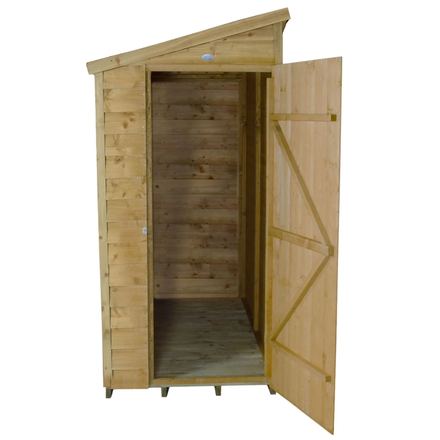 6x3ft Forest Overlap Pent Wooden Shed 11 6x3ft Forest Overlap Pent Wooden Shed - Image 9