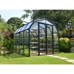 Palram 8 X 8ft Canopia Grand Gardener Greenhouse - Green 14 Palram 8 X 8ft Canopia Grand Gardener Greenhouse - Green -Gardening Series Store 12810982 1684833199784232