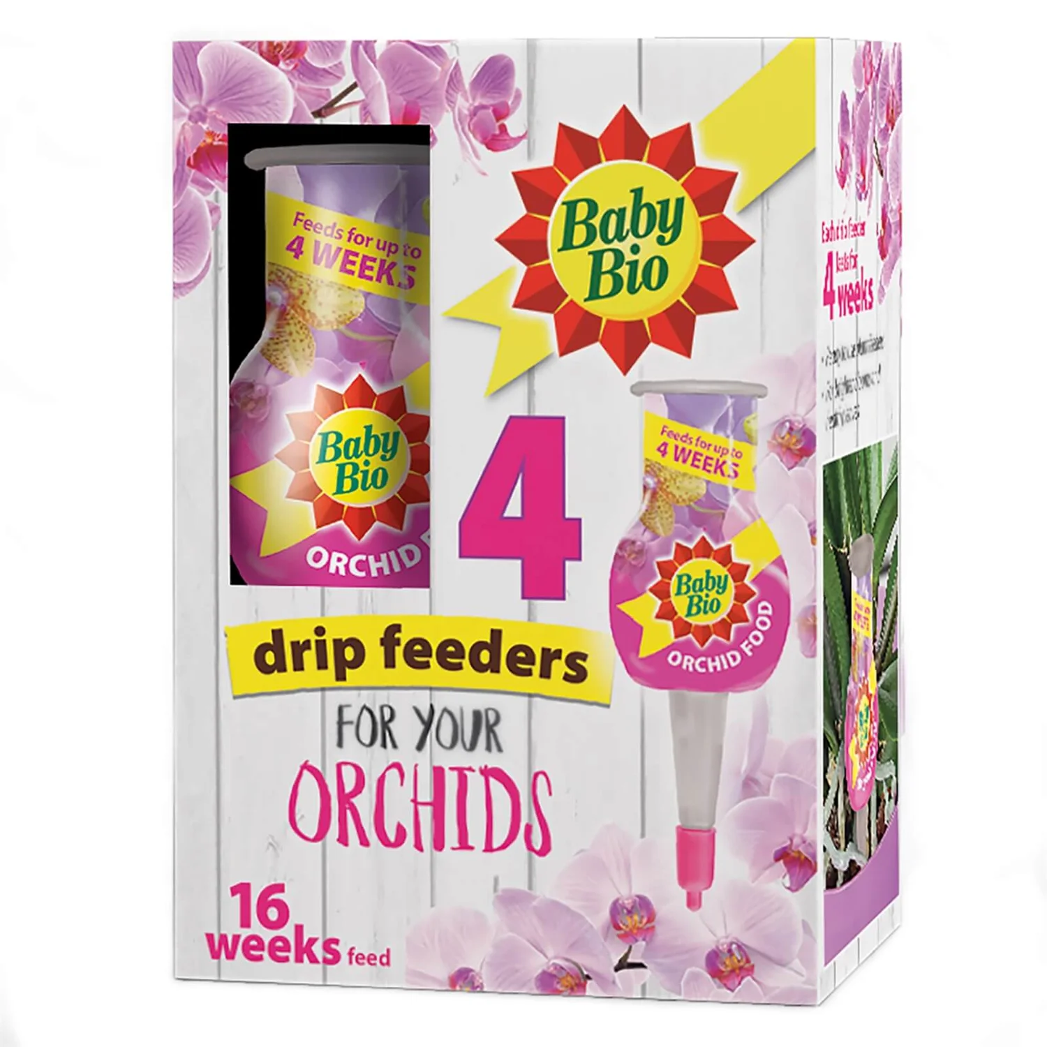 Baby Bio Orchid Drip Feeders (Pack Of 4) 3 Baby Bio Orchid Drip Feeders (Pack Of 4)