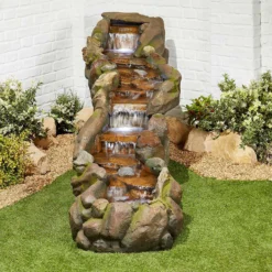 Stylish Fountains Bustling Waters Including LED Lights 11 Stylish Fountains Bustling Waters Including LED Lights -Gardening Series Store 12814089 1844957312425579