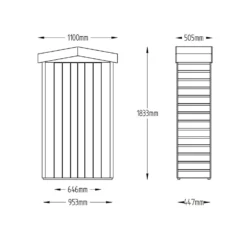 Forest Garden Wooden Tall Shiplap Apex Garden Store -Gardening Series Store 12814365 7734832985423567
