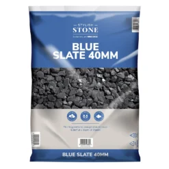Stylish Stone Blue Slate 40mm - Large Pack - 19kg -Gardening Series Store 12815076 8084902948109902
