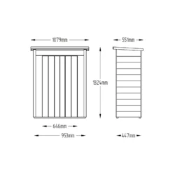 Forest (Installation Included) Wooden Pentagonal Garden Store -Gardening Series Store 12815192 1924833198820263