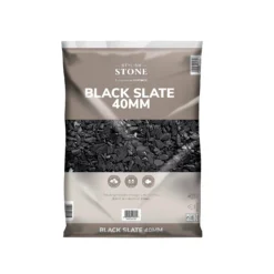 Stylish Stone Black Slate - Large Pack - 19kg -Gardening Series Store 12815213 1045014583377587