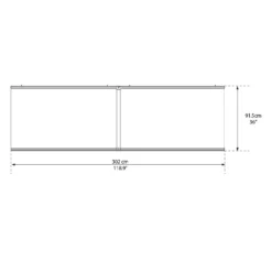 Palram - Canopia Canopy Aquila 3000 Grey Clear 16 Palram - Canopia Canopy Aquila 3000 Grey Clear -Gardening Series Store 12821841 9074833200152815