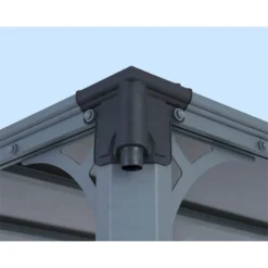 Palram - Canopia Milano 4300 Garden Gazebo Grey Bronze -Gardening Series Store 12821928 1724833173369571