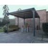 Palram - Canopia Milano 4300 Garden Gazebo Grey Bronze -Gardening Series Store 12821928 2124831431840252