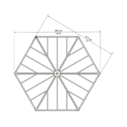 Palram - Canopia Garda Garden Conservatory Grey Bronze -Gardening Series Store 12821929 9234833172727193