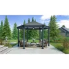 Palram - Canopia Roma Hexagonal Garden Gazebo Grey -Gardening Series Store 12821930 5254831431974796