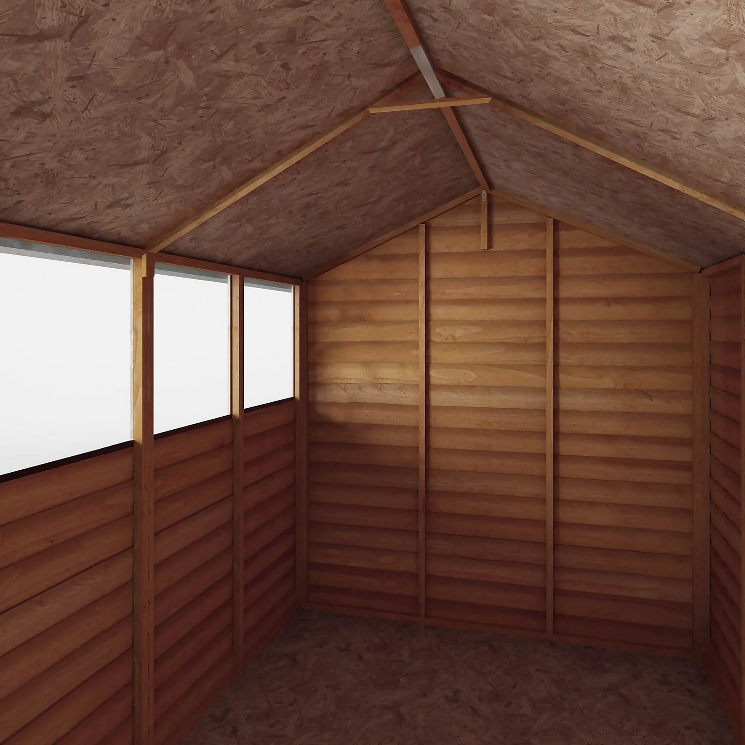 Mercia 8 X 6ft Overlap Apex Shed - Installation Included 5 Mercia 8 X 6ft Overlap Apex Shed - Installation Included - Image 3