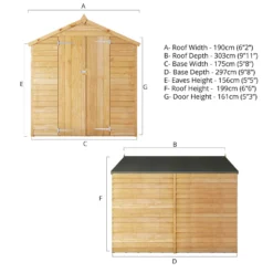Mercia 10 X 6ft Overlap Apex Windowless Shed - Installation Included 20 Mercia 10 X 6ft Overlap Apex Windowless Shed - Installation Included -Gardening Series Store 12822596 1465051417300649