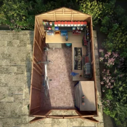 Mercia 10 X 6ft Overlap Apex Windowless Shed - Installation Included 14 Mercia 10 X 6ft Overlap Apex Windowless Shed - Installation Included -Gardening Series Store 12822596 1755051417016342