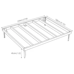 Mercia 8x6ft Pressure Treated Wooden Shed Base - Installation Included 13 Mercia 8x6ft Pressure Treated Wooden Shed Base - Installation Included -Gardening Series Store 12822607 2194832959402116