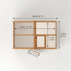 Mercia 4 X 6ft Traditional Greenhouse - Incl. Installation -Gardening Series Store 12825393 1165028840016122