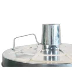 None Garden Galvanised Steel Incinerator / Fire Bin With Lid - 85L -Gardening Series Store 12834094 1055030658297540