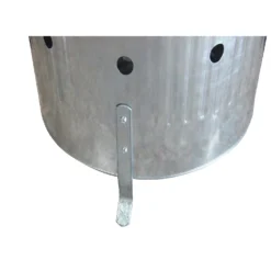 None Garden Galvanised Steel Incinerator / Fire Bin With Lid - 85L -Gardening Series Store 12834094 1945030658343959