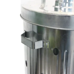 None Garden Galvanised Steel Incinerator / Fire Bin With Lid - 85L -Gardening Series Store 12834094 6265030658477975