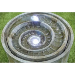 Stylish Fountains Fossil Water Feature Incl LEDS -Gardening Series Store 12836974 1244833171486912