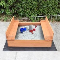 None Sand Pit With Seating And Cover -Gardening Series Store 12841983 9424833226090926