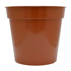 Flower Pot In Orange - 20cm