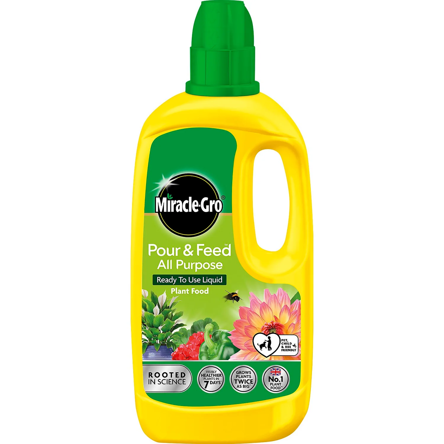 Miracle-Gro Pour & Feed Ready To Use Plant Food - 1L 3 Miracle-Gro Pour & Feed Ready To Use Plant Food - 1L
