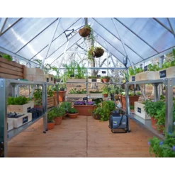 Palram Canopia Hybrid 6 X 6ft Silver Greenhouse -Gardening Series Store 12877510 9514853165976147