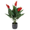 Artificial Anthurium In Ceramic Pot -Gardening Series Store 12879283 2014858347935955