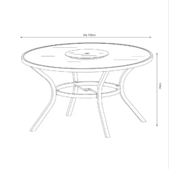Misali 6 Seater Garden Dining Set 14 Misali 6 Seater Garden Dining Set -Gardening Series Store 12881492 5834948030746531