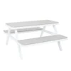 Picnic Bench - White & Grey 2 Picnic Bench - White & Grey -Gardening Series Store 12885210 1004853415247632