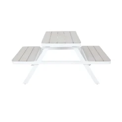 Picnic Bench - White & Grey -Gardening Series Store 12885210 1744853415530586