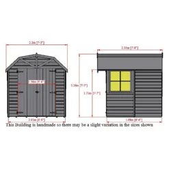 Shire Barn Style Shed - 7 X 7ft 18 Shire Barn Style Shed - 7 X 7ft -Gardening Series Store 12886994 1064849861345206