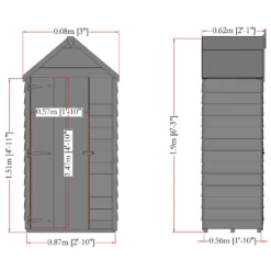 Shire Tool Store Overlap - 3x2ft -Gardening Series Store 12887191 6384851580684872