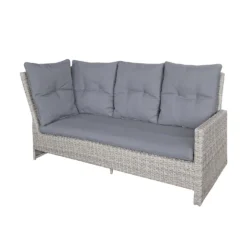 Mortimer Grey Rattan Garden Corner Sofa Set -Gardening Series Store 12887790 3255047776533844