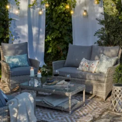 Florence 4 Seater Grey Rattan Garden Sofa Set 14 Florence 4 Seater Grey Rattan Garden Sofa Set -Gardening Series Store 12887803 6295061787155885