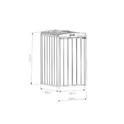 Mercia Single Bin Store -Gardening Series Store 12888119 1274849860070593