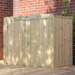 Mercia Double Bin Store (Installed) -Gardening Series Store 12888122 1364843292941443