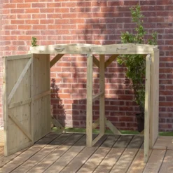 Mercia Double Bin Store (Installed) -Gardening Series Store 12888122 1394843292972994