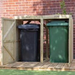 Mercia Double Bin Store (Installed) -Gardening Series Store 12888122 1474843293070518
