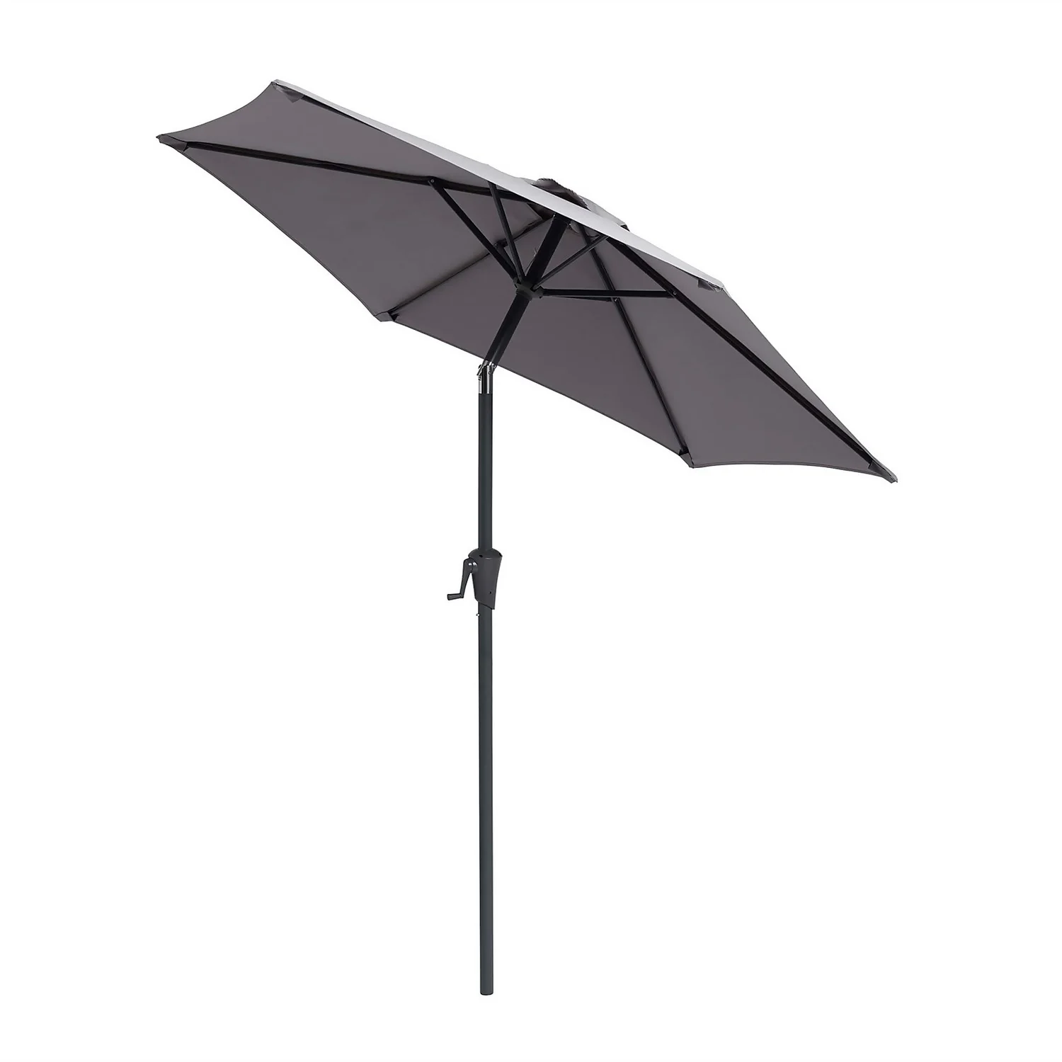 None 2.1m Crank & Tilt Parasol Light Grey - Dia. 38mm 4 None 2.1m Crank & Tilt Parasol Light Grey - Dia. 38mm - Image 2
