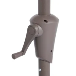 None 2.1m Crank & Tilt Parasol Natural - Dia. 38mm -Gardening Series Store 12888558 2064843673563581