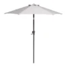 None 2.1m Crank & Tilt Parasol Natural - Dia. 38mm -Gardening Series Store 12888558 6434843673534988