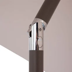 None 2.7m Crank & Tilt Parasol Natural - Dia. 38mm -Gardening Series Store 12888565 2044843674514035