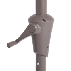 None 2.7m Crank & Tilt Parasol Natural - Dia. 38mm -Gardening Series Store 12888565 5874843674545775